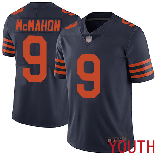 Chicago Bears Limited Navy Blue Youth Jim McMahon Jersey NFL Football 9 Rush Vapor Untouchable